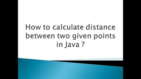 distance traveled java|getdistance java.